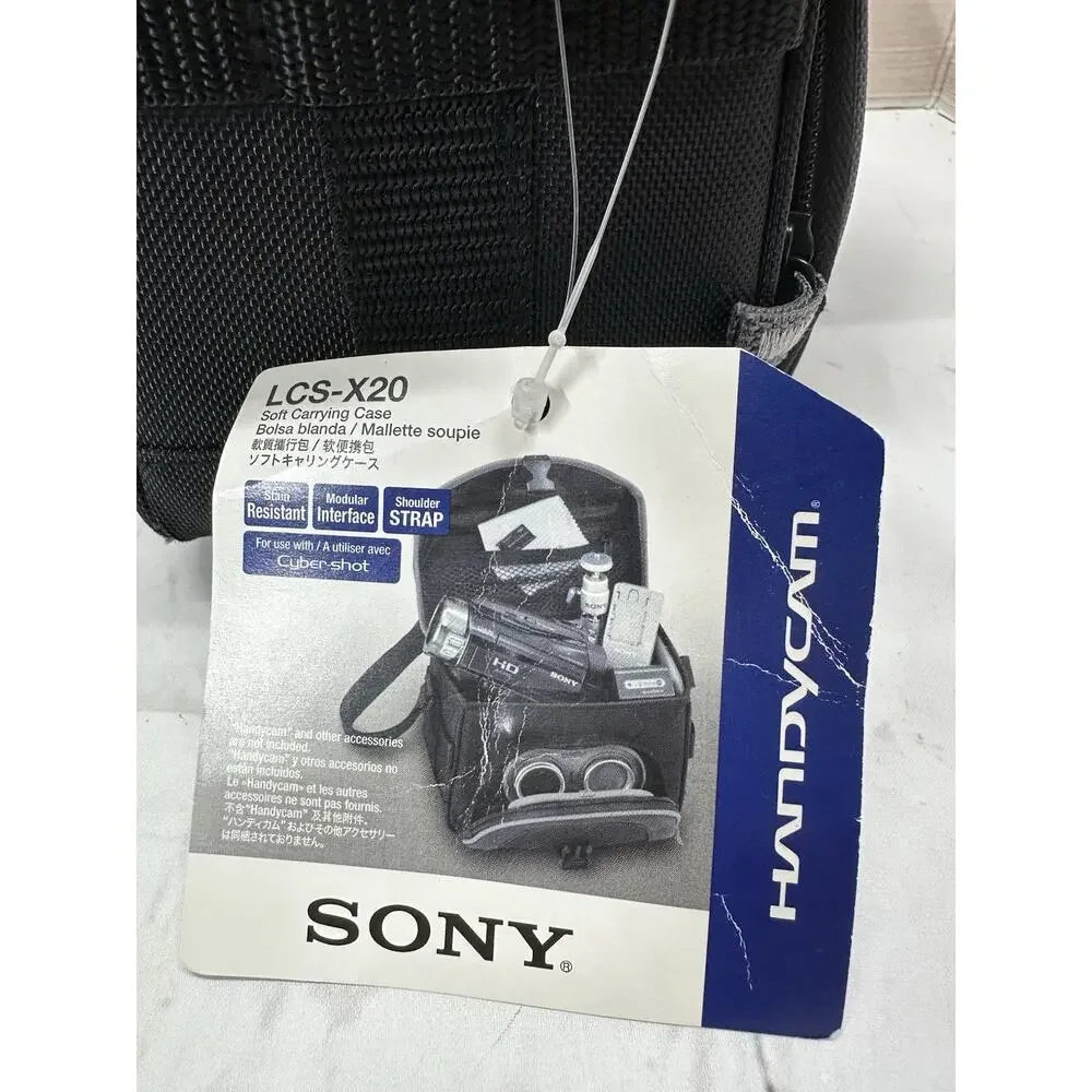 Sony LCS-X20 Handcam For Use with Cybershot Camera Bag (Unused) Black
